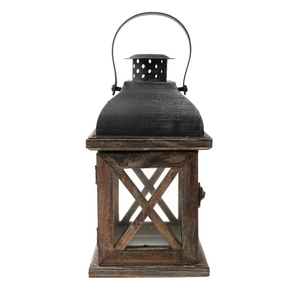 deevoka Creative Wedding Romantic Lantern Old Wooden Candlestick Decor # 3 wooden 3