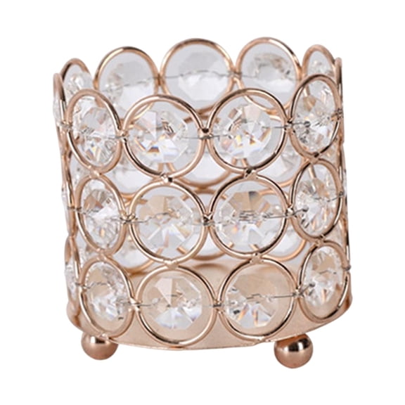 deevoka Crystal Makeup Brush Holder European Style Portable Pen Pencil Holder Pot S