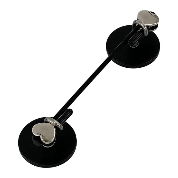 deevoka Curtain Bungee Cord Rod Black Gift Metal Door with Adjustable Length Replacement
