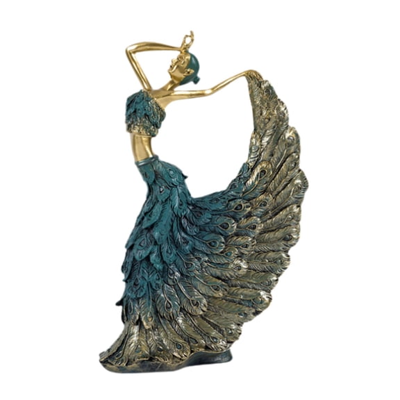 deevoka Dancer Figurine Graceful Decor for Tabletop Bookshelf