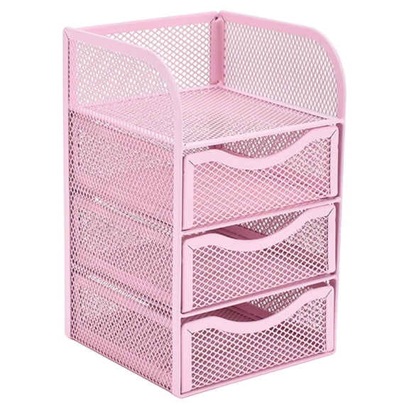 deevoka Desk Organizer 3 Tiers Multipurpose Desktop Storage Box for Vanity Apartment