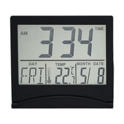 deevoka Desk Top Clock Foldable Household Multifunction Compact Portable Watch for Table