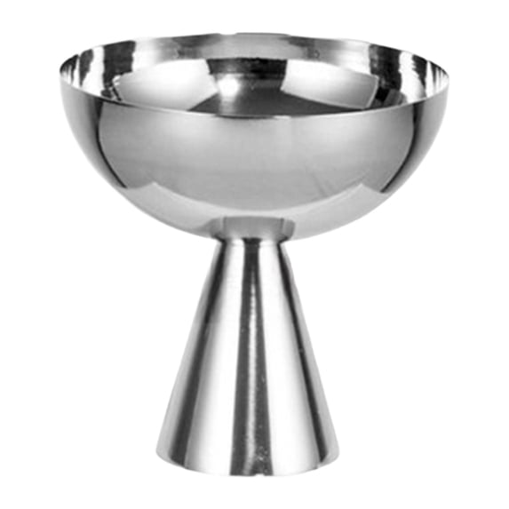 deevoka Dessert Bowl Stable Stand Round Serving Bowl for Milkshakes Parfait Dessert Height 10.2cm