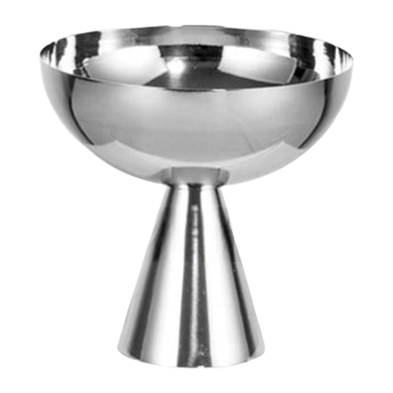 deevoka Dessert Bowl Stable Stand Round Serving Bowl for Milkshakes Parfait Dessert Height 9.4cm