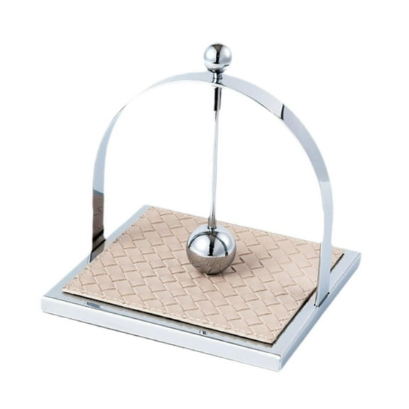 deevoka Dining Paper Towel Holder Square Napkin Stand for Restaurant Cafe Countertop argent