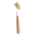 thumbnail image 1 of deevoka Dish Brush Lightweight Multifuction Scrub Brush for Countertop Utensils Pans Long Handle, 1 of 9