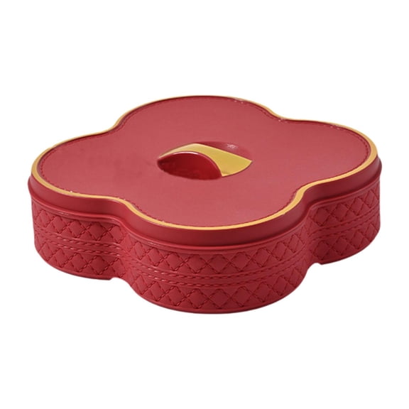 deevoka Divided Serving Tray Serving Bowl for Spring Festival Chinese New Year Candy Single layer