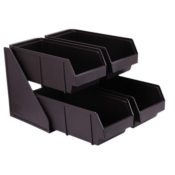 deevoka Drawer Storage Box Versatile Sundry Container Storage Container Case Shelves Organizer for Home Office Auto Repair Shops Bars 4 Grids