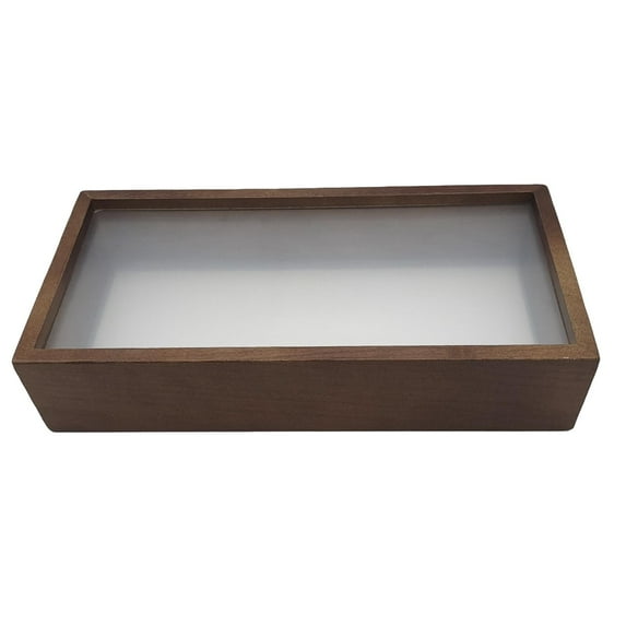 deevoka Dried Flower Display Case Wood Shadow Box Frame Pressed Flower Frame for Wedding 10inch