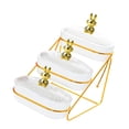 thumbnail image 1 of deevoka Dried Fruit Tray Organizer Fruit Bowls Serving Tray for Candy Appetizer Nuts 3 Layer, 1 of 9