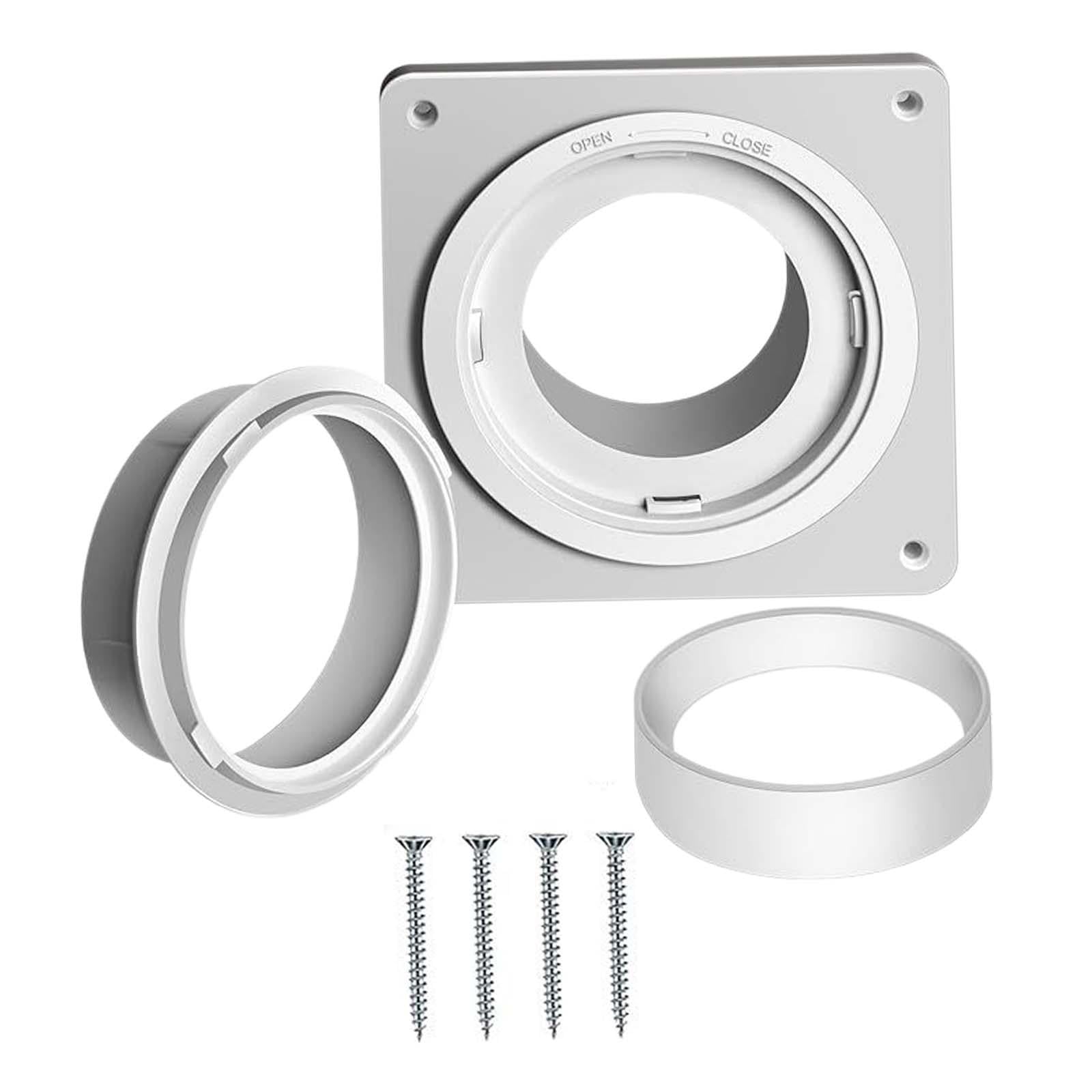 deevoka Dryer Vent Connector Set Dryer Vent Wall Plate, Adapter Quick Connect Twist Lock Without