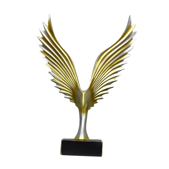 deevoka Eagle Statue Resin Figurine Table Centerpieces Collection Sculpture Eagle Figure Gold Silver