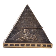 deevoka Egypt Pyramid Statue Sculpture Souvenir Desktop Jewelry Box Decoration Ornaments