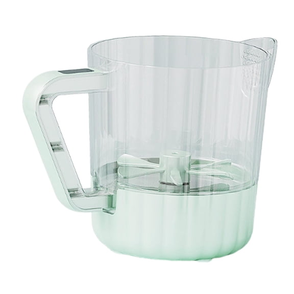 deevoka Electric Egg Beater Kitchen Mixer Multifunction Milk Frother with Strainer Spout green