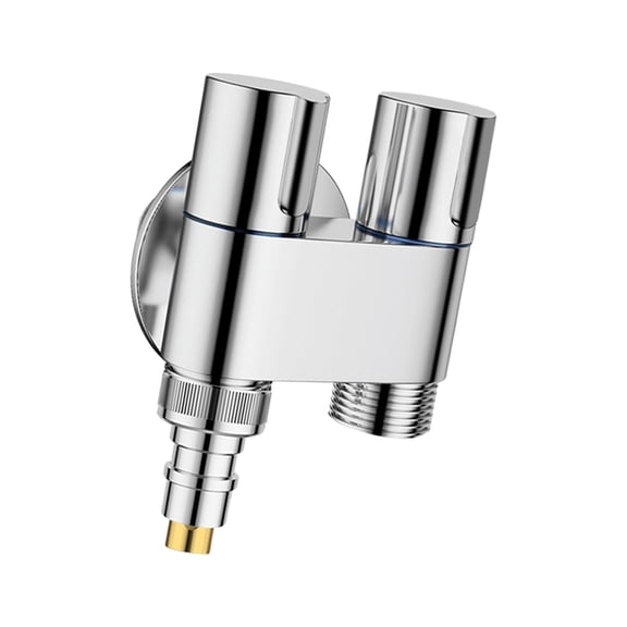 deevoka Faucet Angle Valve, Washing Machine Tap Scratch Resistant Washing Machine Valves style B