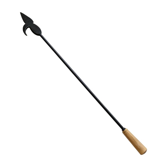 deevoka Fire Tool 32" Long Fireside Accessory Heavy Duty Campfire Tool Fire Pit Tool for
