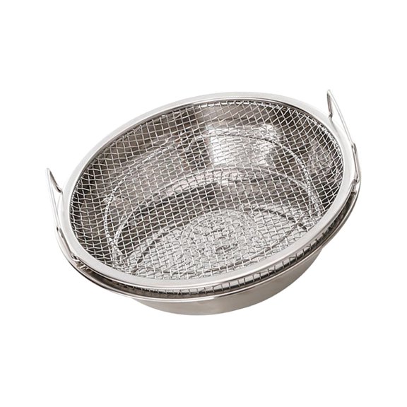 deevoka Frying Oil Tray Stainless Steel Cooking Tool Food Tray Oil Drain Rack Small