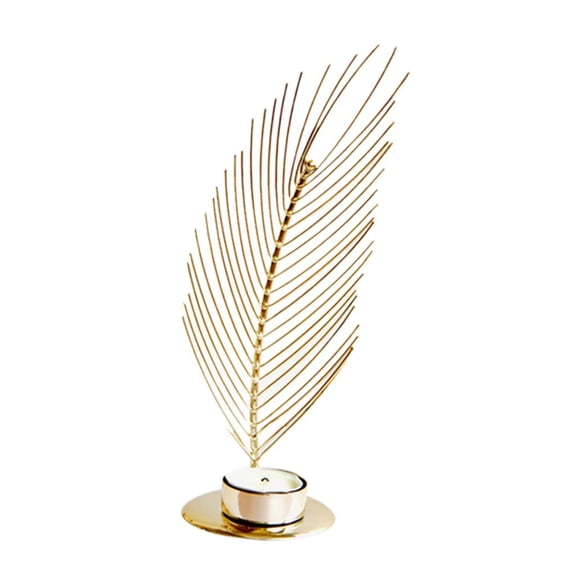 deevoka Geometric Candlestick, Handmade Exquisite and Delicate, Artistic Design Concept, Great for Home Decorations