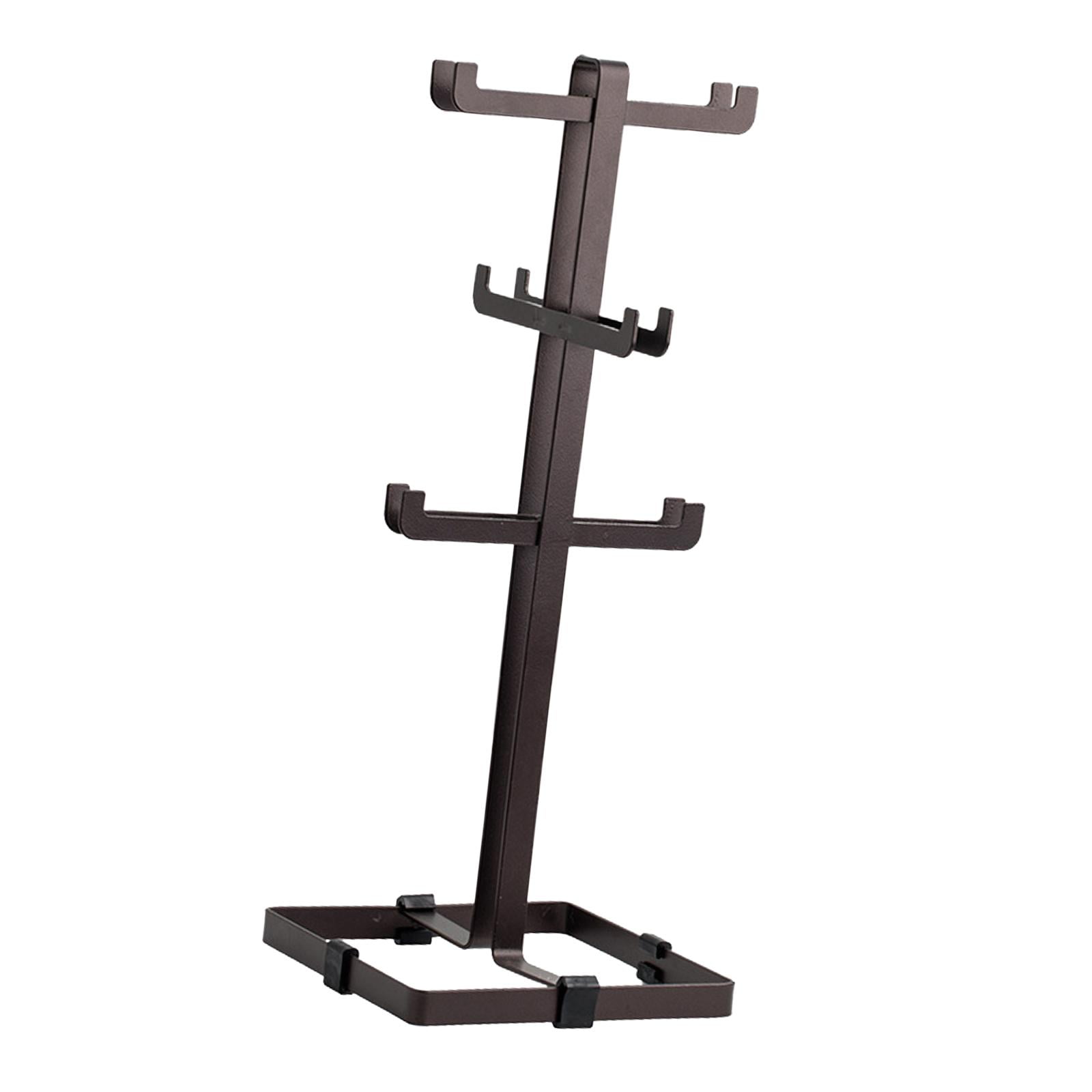 Glass Rack Classic deevoka Glass Holder Classic Metal Stemware Rack for Glass Desktop ...