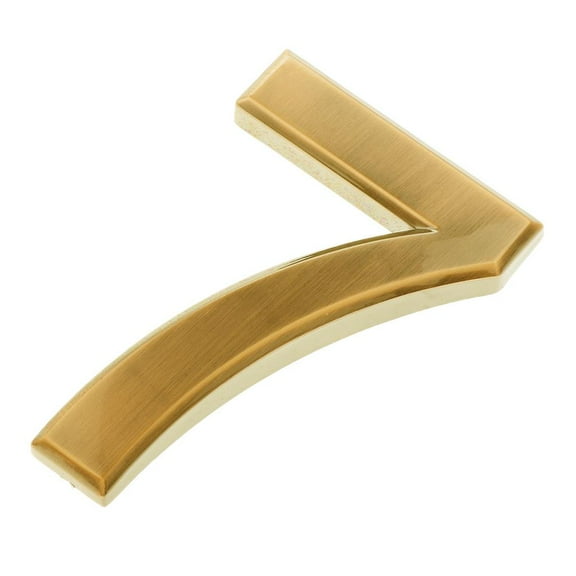 deevoka Golden Self- Door Number Sign Plaque Office Building Sticky Numeric Digit Plate Number 7