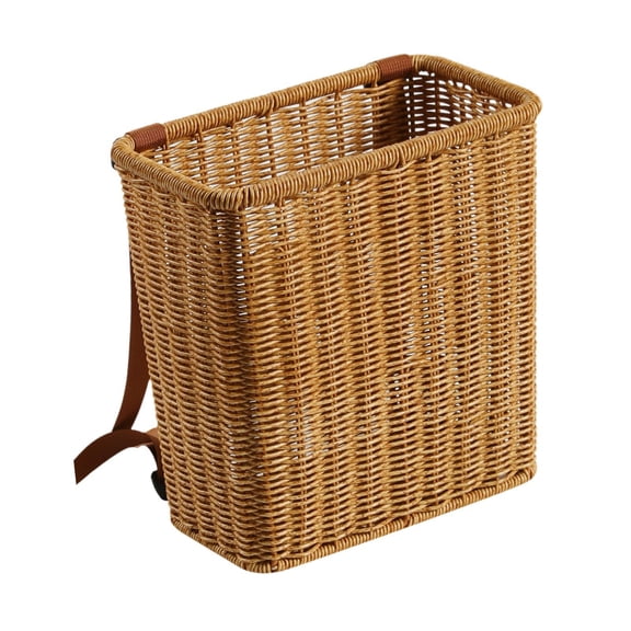 deevoka Handwoven backpack baskets, multipurpose picnic basket, tea leaf picking basket, Brown