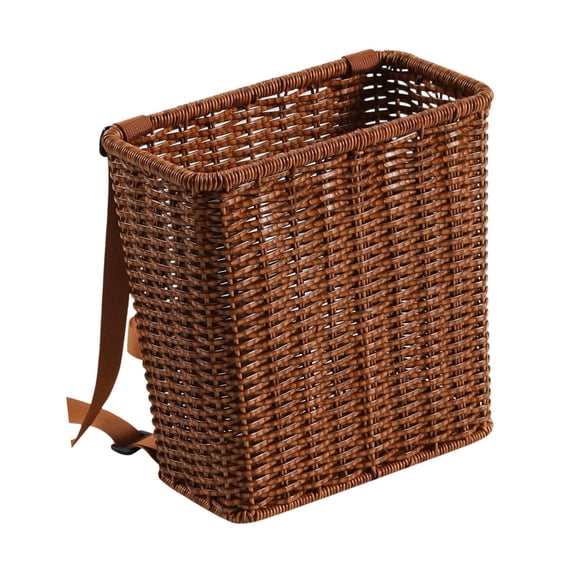 deevoka Handwoven backpack baskets, multipurpose picnic basket, tea leaf picking basket, Walnut color