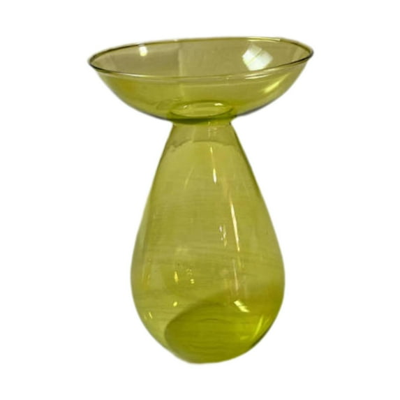 deevoka Hydroponics Modern Decorative Vase for Cabinet Kitchen Farmhouse Green