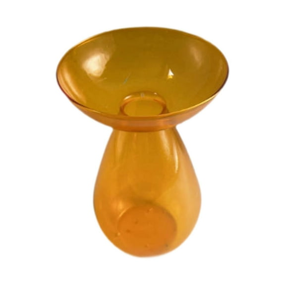 deevoka Hydroponics Modern Decorative Vase for Cabinet Kitchen Farmhouse Orange