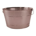 thumbnail image 1 of deevoka Ice Bucket Container Holder with Carry Beverage Tub for Drinks Bar Cocktails Bronze, 1 of 9