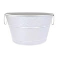 thumbnail image 1 of deevoka Ice Bucket Container Holder with Carry Beverage Tub for Drinks Bar Cocktails White, 1 of 9