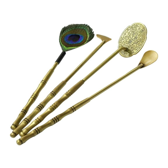 deevoka Incense Making Kit Incense Tool Set DIY Copper Ash Press for Incense Making Tool