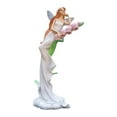thumbnail image 1 of deevoka Lily of Valley Fairy Statue Beautiful Girl Sculpture Home Decor Collectibles Tabletop Ornament for Cabinet Shelf Desk Bedroom White, 1 of 9
