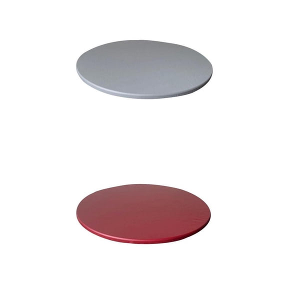 deevoka Loviver 2 Piece Waterproof Non-slip Round Fitted Tablecloth Table Cover Cloth