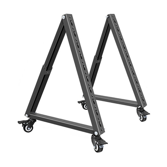 deevoka Low Height Mobile TV Stand Mobile TV Cart for Conference Office Meeting Room