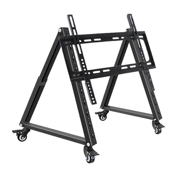 deevoka Low Height Mobile TV Stand Mobile TV Mount Stand for Exhibitions Home Office