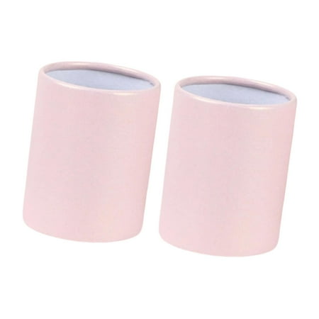 deevoka Mini Round Bouquet Paper Boxes DIY Compact Cylinder for Farmhouse Hotel Dorm Pink
