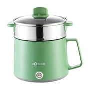 deevoka Mini Steamer Cooker for Frying, Boiling, Stewing and Frying 1-2 People stainless liner