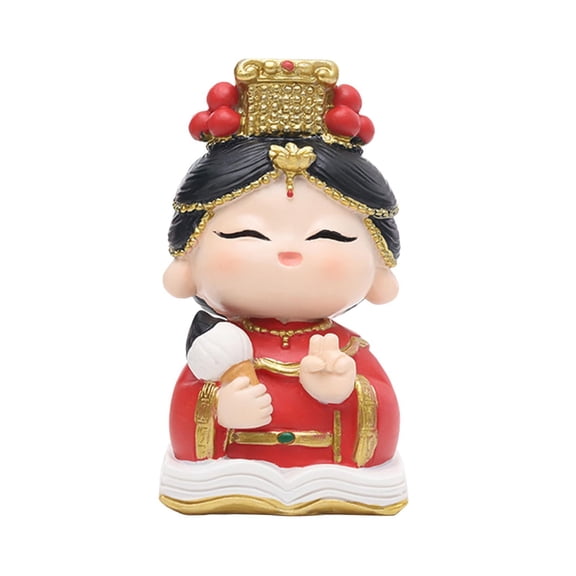 deevoka Mother Goddess Statue Artwork Resin Figurine for Desk Fireplace Bedroom Book Base