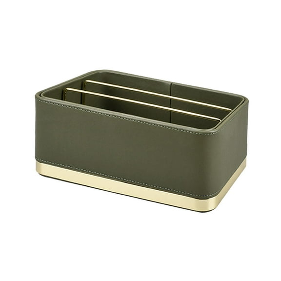 deevoka PU Leather Storage Box Decorative Box Entrance Lightweight Elegant Table Desktop