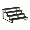 thumbnail image 1 of deevoka Plant Stand Decorative Organizer Flower Pot Stand for Countertop Office Home Black Four Layer, 1 of 9