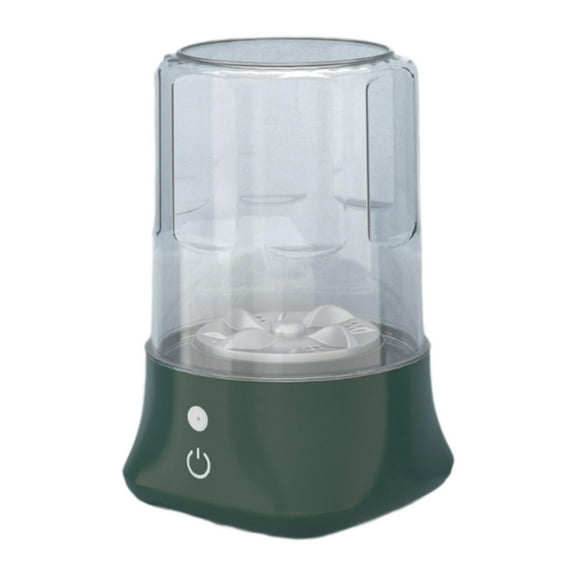 deevoka Portable Washing Machine Compact Small Washer USB Rechargeable Mini Laundry Cup 1L for Home Apartment Travel Dorm Small Items green