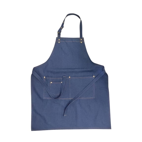 deevoka Pottery Apron Fashion Breathable Handmade Work Apron for Cooking BBQ Kitchen