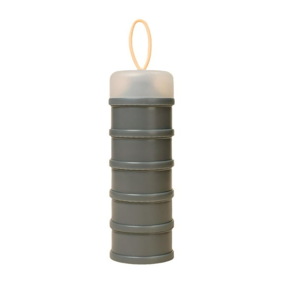 deevoka Protein Container Multipurpose Snack Storage Box for School Workout Exercise gray