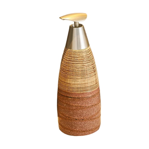 deevoka Pump Soap Dispenser Body Wash Dispenser Ceramic Farmhouse 400ml Shower Dispenser Style G