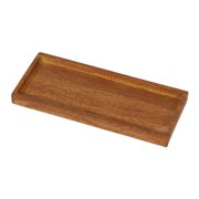 deevoka Rectangle Soap Dispenser Storage Tray 25x10x2cm for Makeup Brushes Accessory