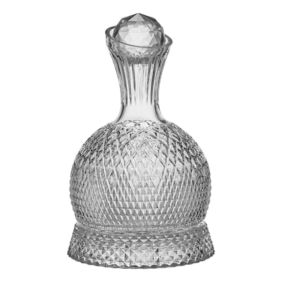 deevoka Red Decanter 1500ml Decanter with Lid Whisky Decanter Gifts A