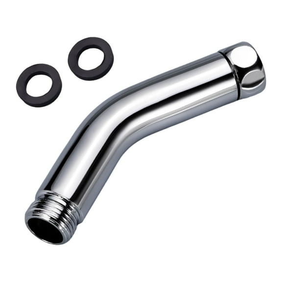 deevoka Shower Head Elbow Adapter G1/2 Connection for Shower Pipe with Washers 135 degree 11.2cm