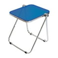 thumbnail image 1 of deevoka Small Foldable TV Tray Table Coffee Table Living Room Dinner Table Folding Snack Table for Dormitory Yard Apartment Blue, 1 of 9