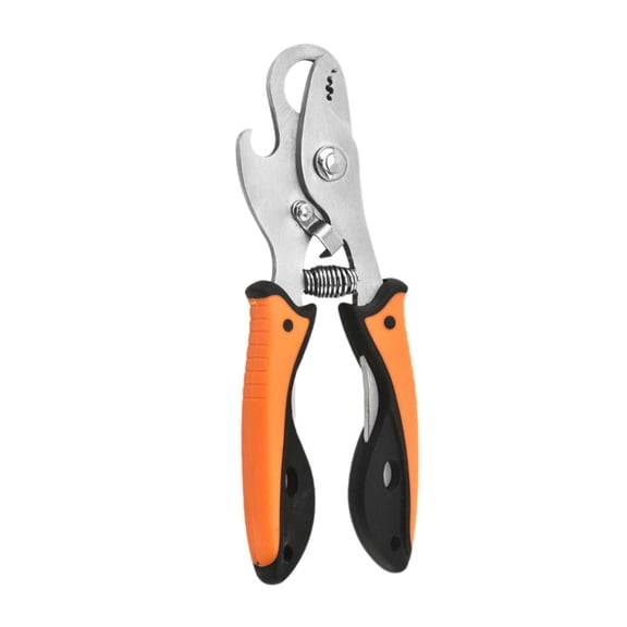 deevoka Snail Tail Cutter 5.8'' Comfortable Handling Clippers Multifunctional Pliers orange