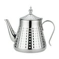 thumbnail image 1 of deevoka Stainless Steel Tea Kettle Compact Tea Maker for Dinner Small Gathering Home 1.3L, 1 of 9